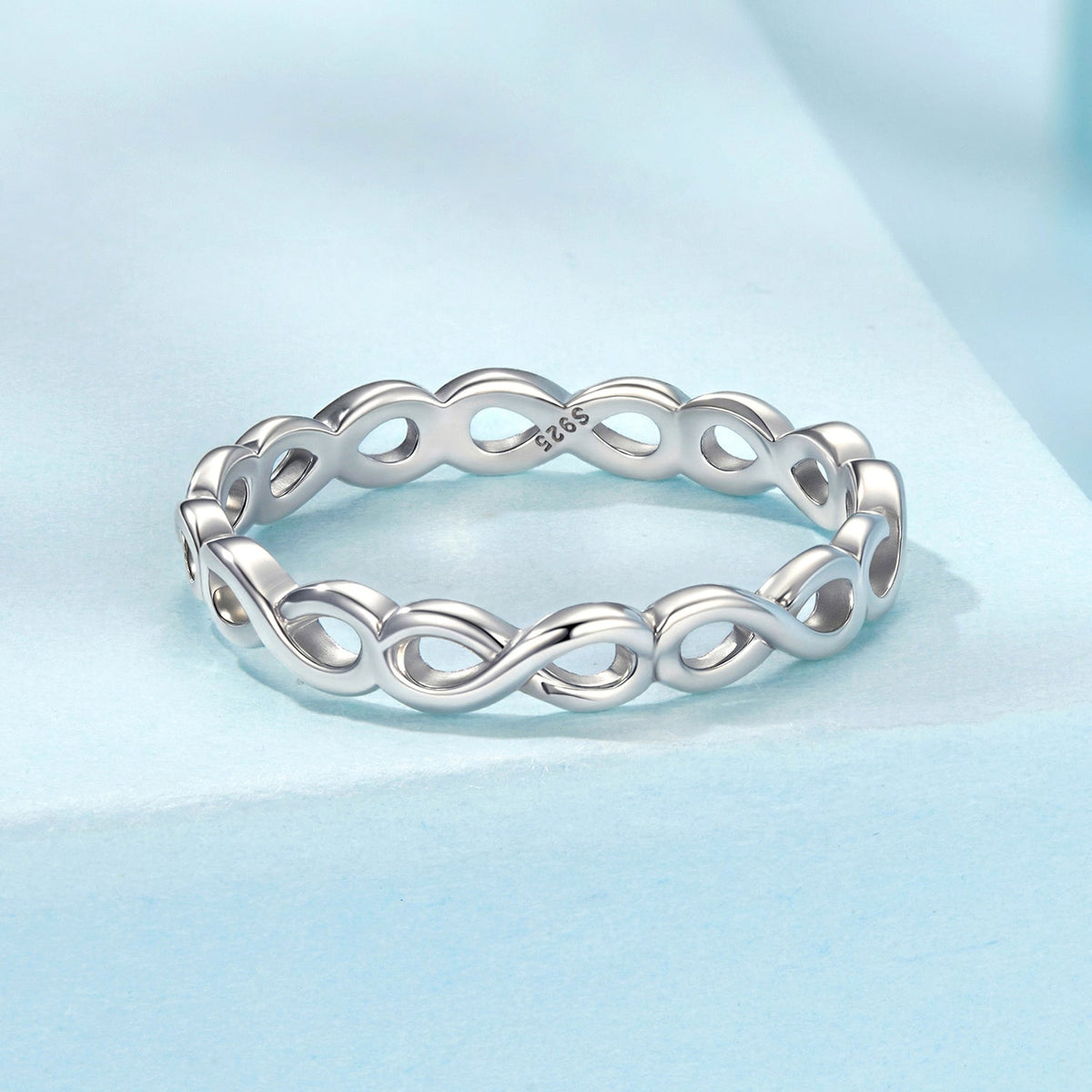 925 Sterling Silver Oxidized Rings Size 6 for Women