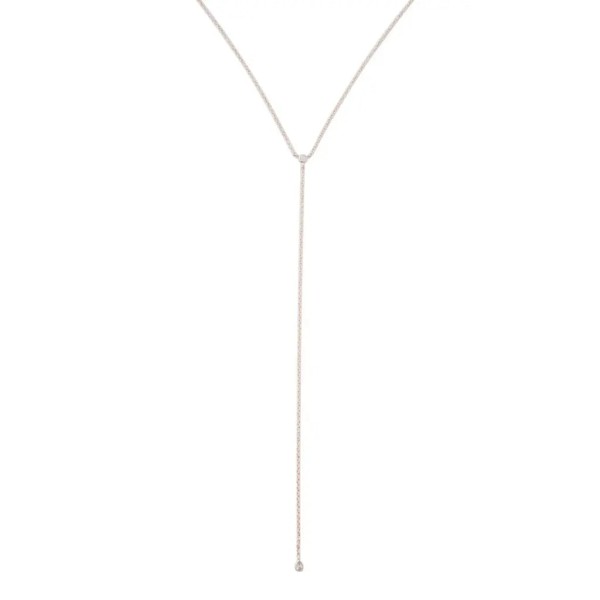 Crystal Lariat Necklace