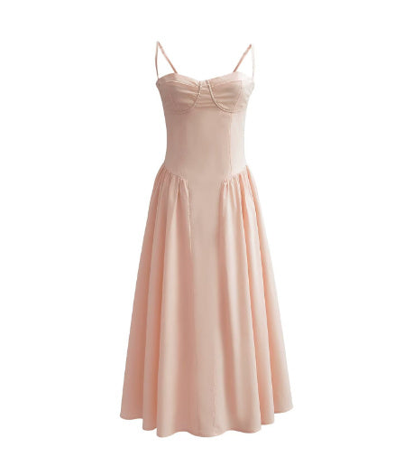 Suspender Dress Summer Elegant