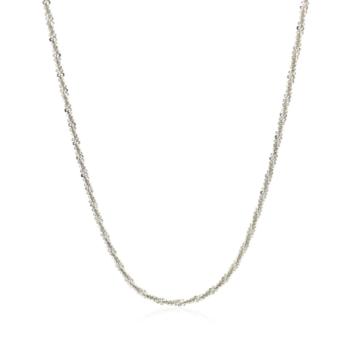 Sterling Silver 1.5mm Adjustable Sparkle Chain