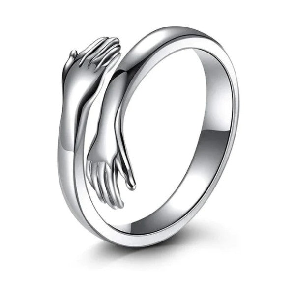 Hugging Arms Adjustable Ring
