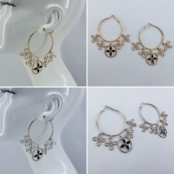 Hoop Earring Drop Dangle Charms