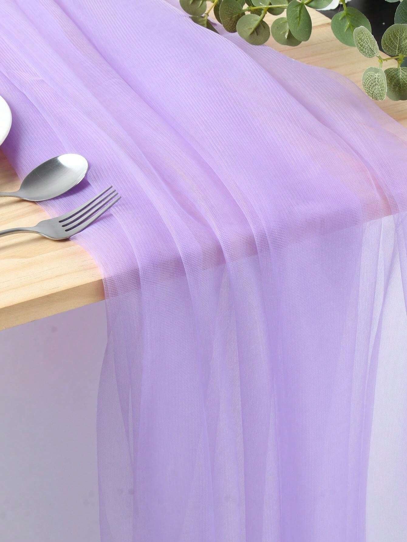 Dessert Table Tablecloth-Purple-1 Pack
