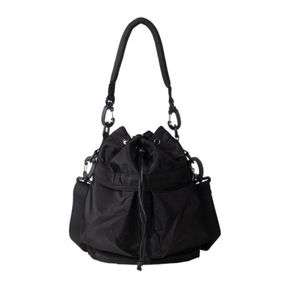Oxford cloth pleated shoulder bag, bag women's leisure commuter hobo bag, large capacity Crossbody bag, bucket bag