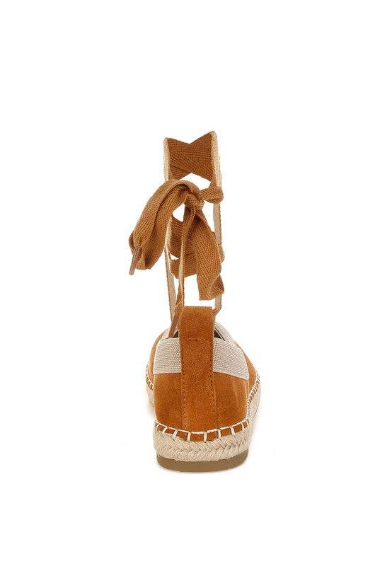 Yalva Microfiber Detachable Lace Espadrilles