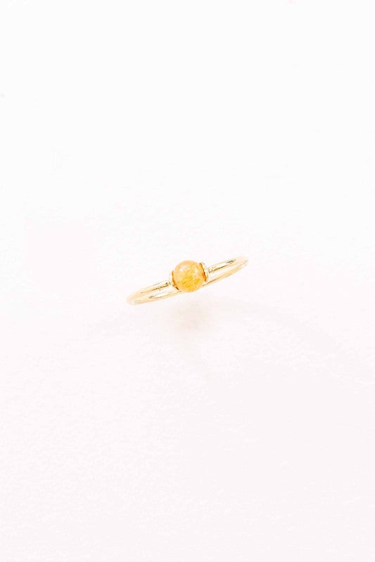 Simple Stone Ring | Honey