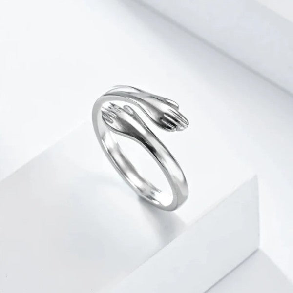 Hugging Arms Adjustable Ring