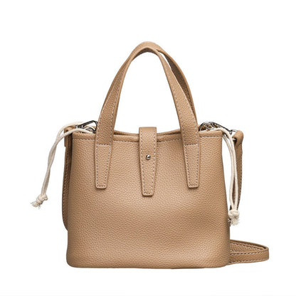 Premium Textured Bucket Bag - Retro Stylish Handbag & Fashion Versatile Shoulder Crossbody Bag