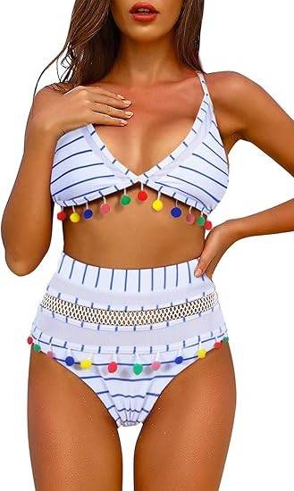 Two Pieces Color Ball Bikini