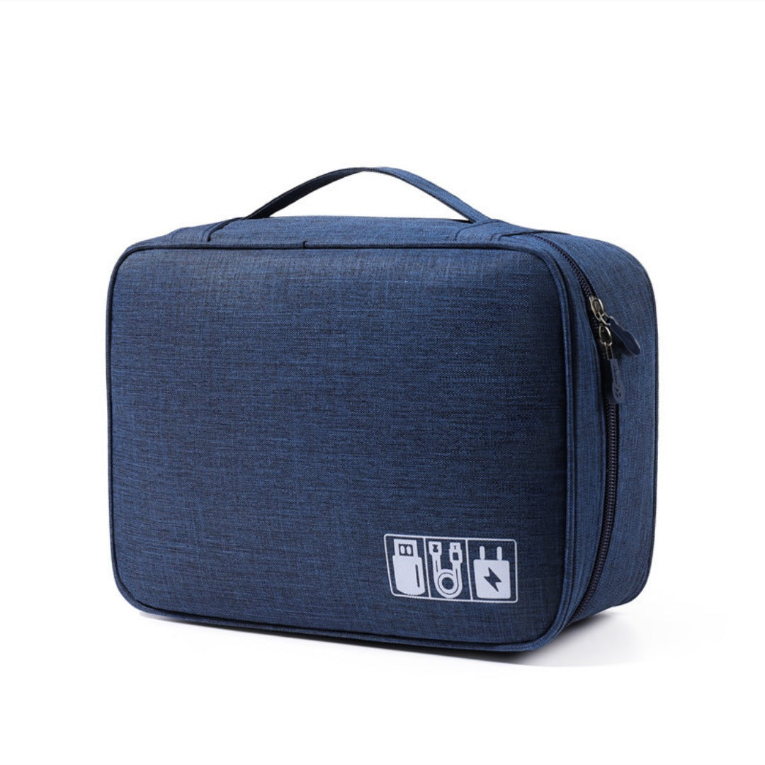 Data cable storage bag, large-capacity grid charger storage bag, mobile hard disk, earphone bag, travel portable waterproof digital bag.