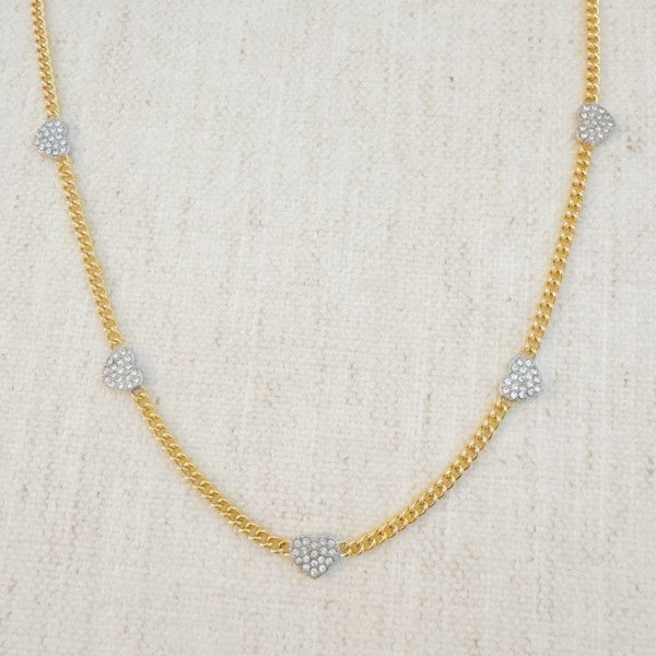 Heartful Rhythm Chain Necklace