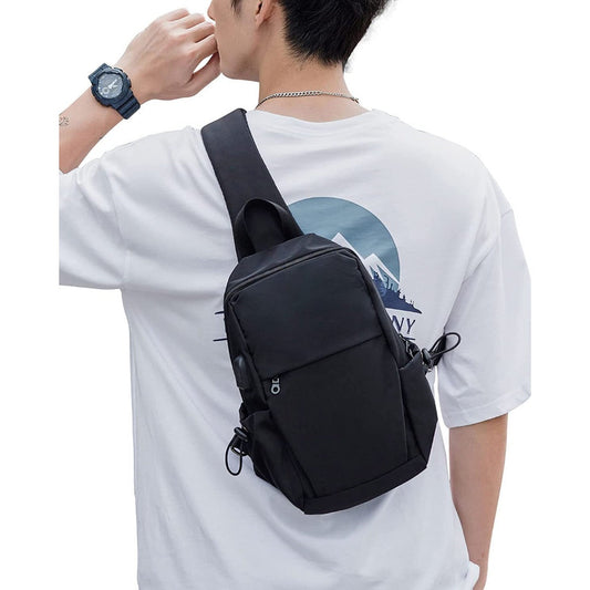 Chest bag, chest purse, fanny pack, fanny pack crossbody unisex, trekking multifunctional anti-theft single belt tactical Crossbody bag, fanny pack suitable for walking bike travel cycling