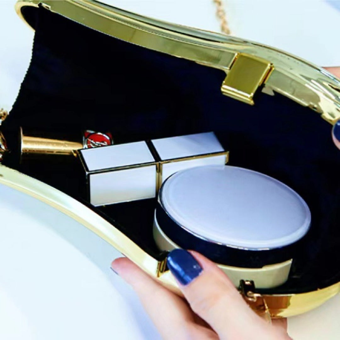 Acrylic Bag, Mirror Electroplated Cosmetic Bag