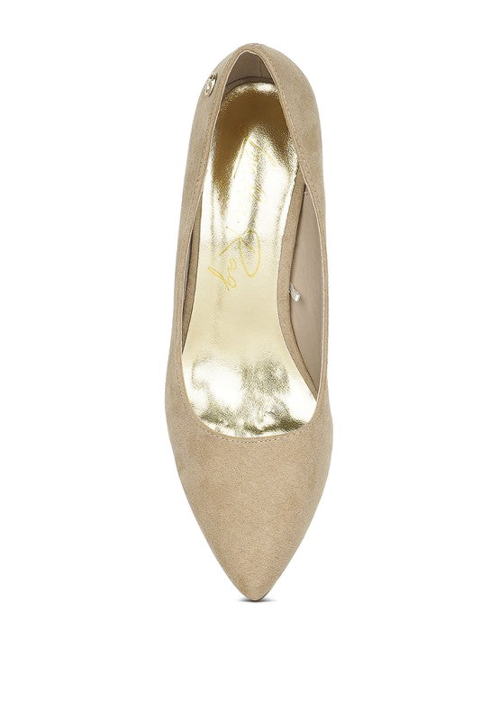 Malai Block Heel Pumps