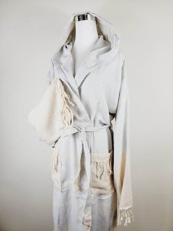 Unisex Robe, Beach or spa Robe with pockets - Ligh