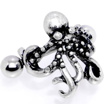 16G 1/2 Outstretched Octopus Cuff Cartilage Earring
