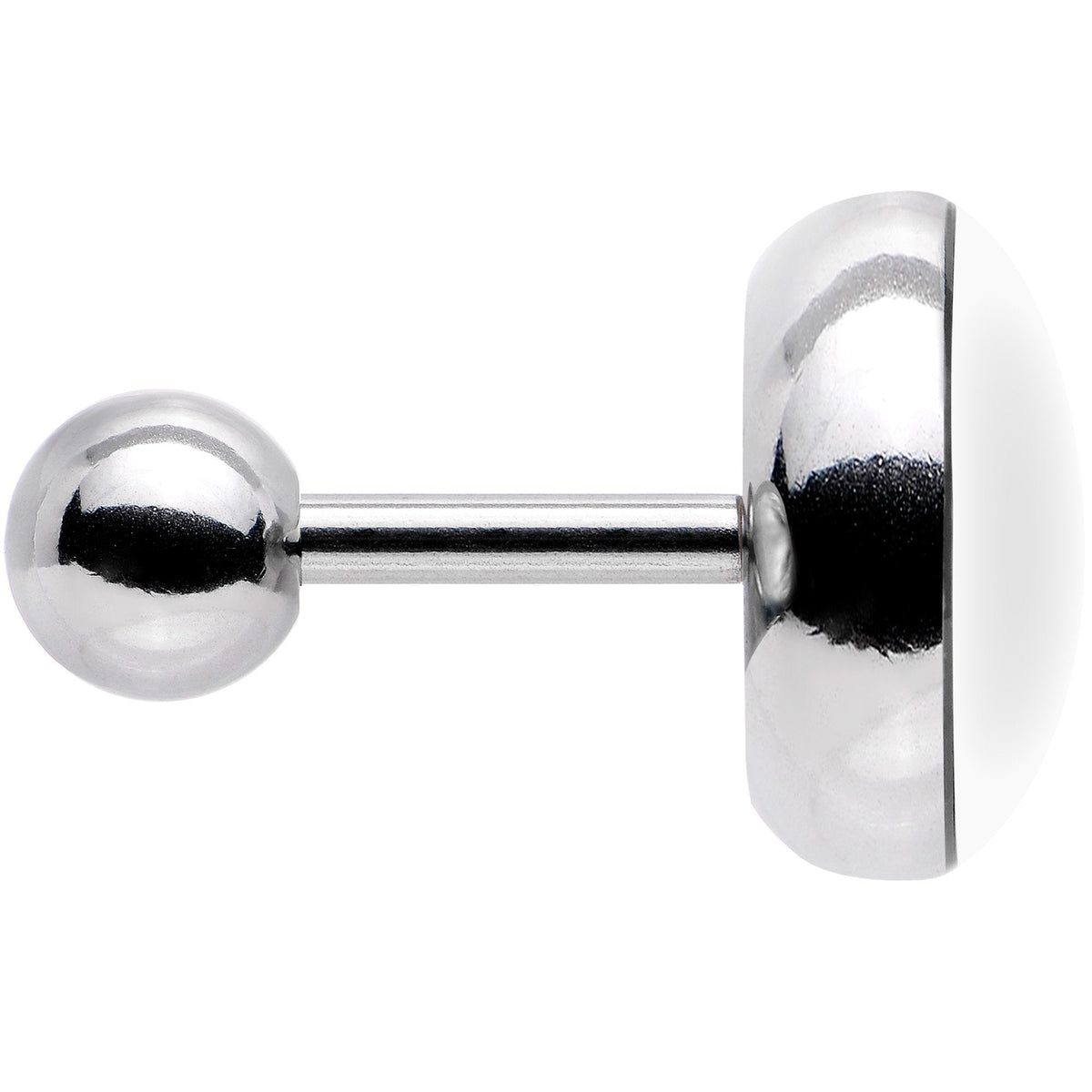 16G 1/4 Pink Black Plaid Polar Bear Tragus Cartilage Earring