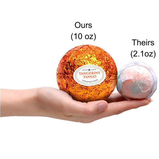 Tangerine Tango Bath Bomb with Jewelry Ring Inside