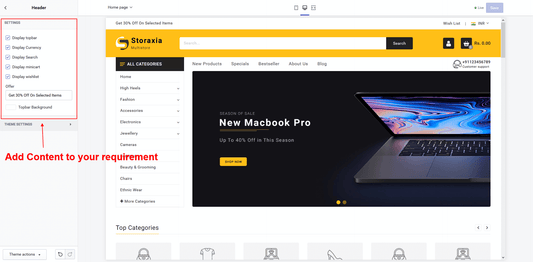 Shopify Theme - Storaxia