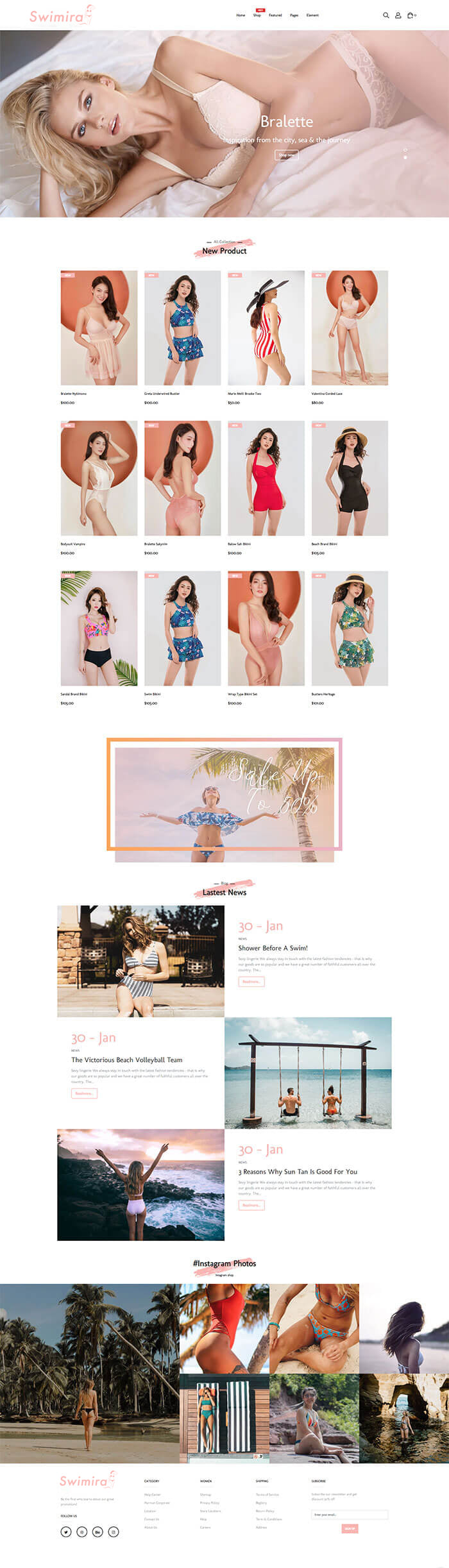 Shopify Theme - Swimira