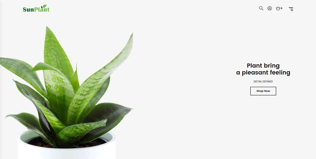 Shopify Theme - Sunplant