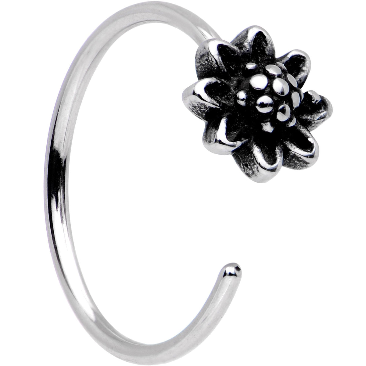 20G Treasure of the Heart Nose Bone Heart Closure Ring Pack Set of 3