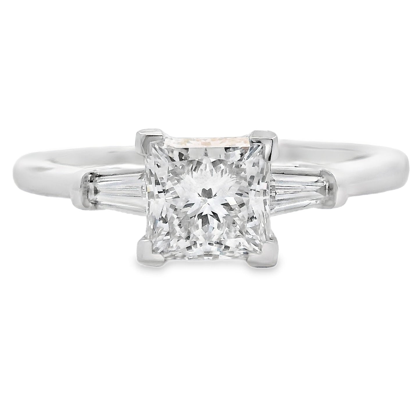 Genuine 1.12ct Lab Grown Diamond  10KT White Gold