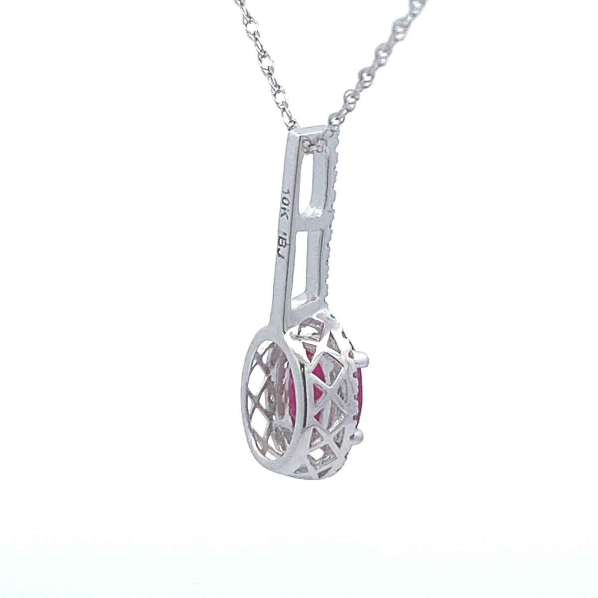 .45ct Ruby Diamond Fashion Pendants 10KT White Gold