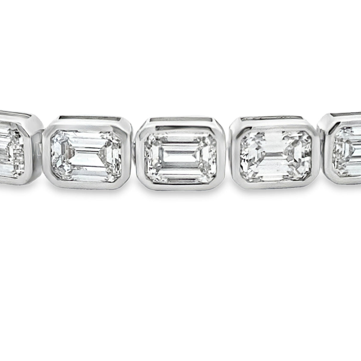 Lab Grown Diamond Tennis Bracelet 14KT White Gold