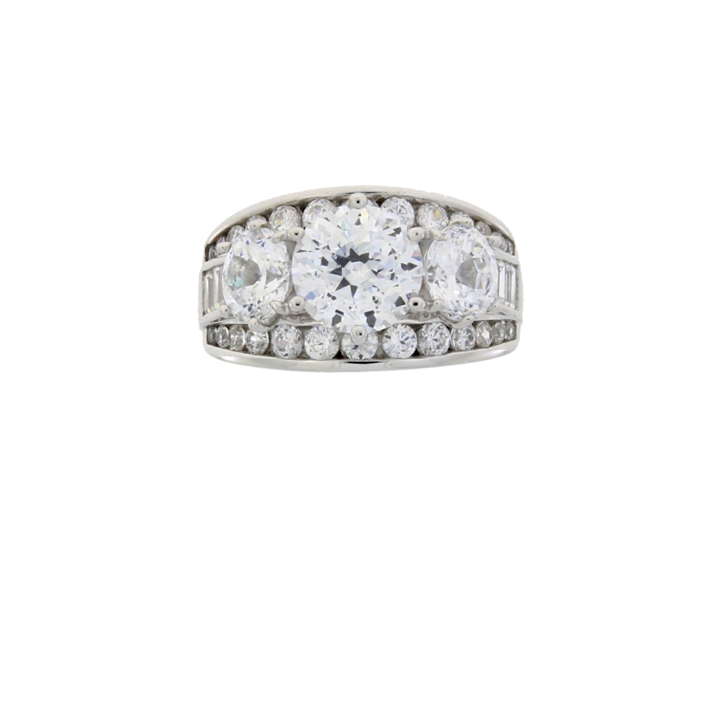 Cubic Zirconium CZ SS Bridal Sterling Silver