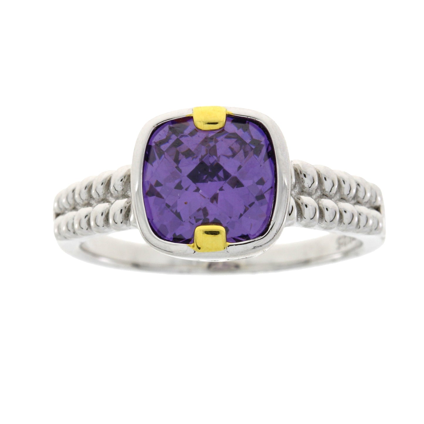 Cubic Zirconium Ring Sterling Silver