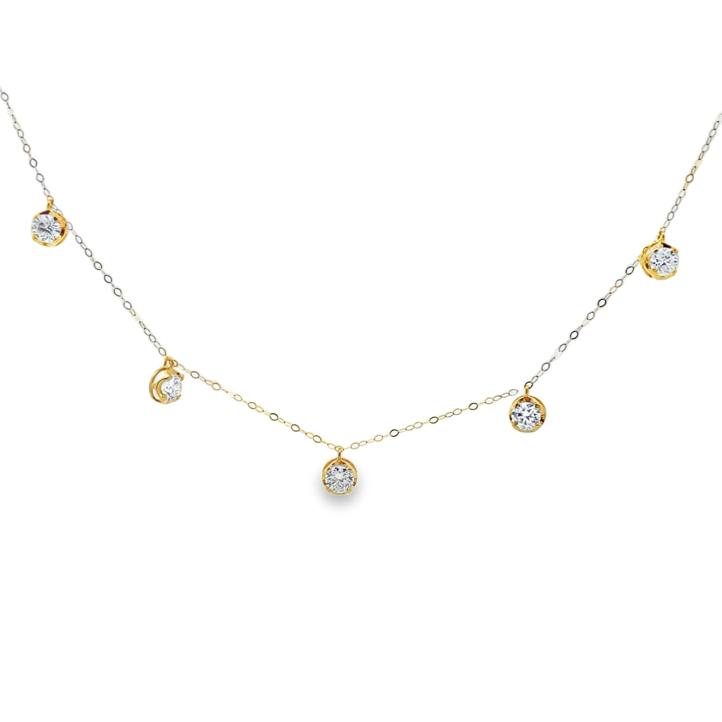 1.58ct Lab Grown Diamond Dia by yard 14KT Yellow Gold