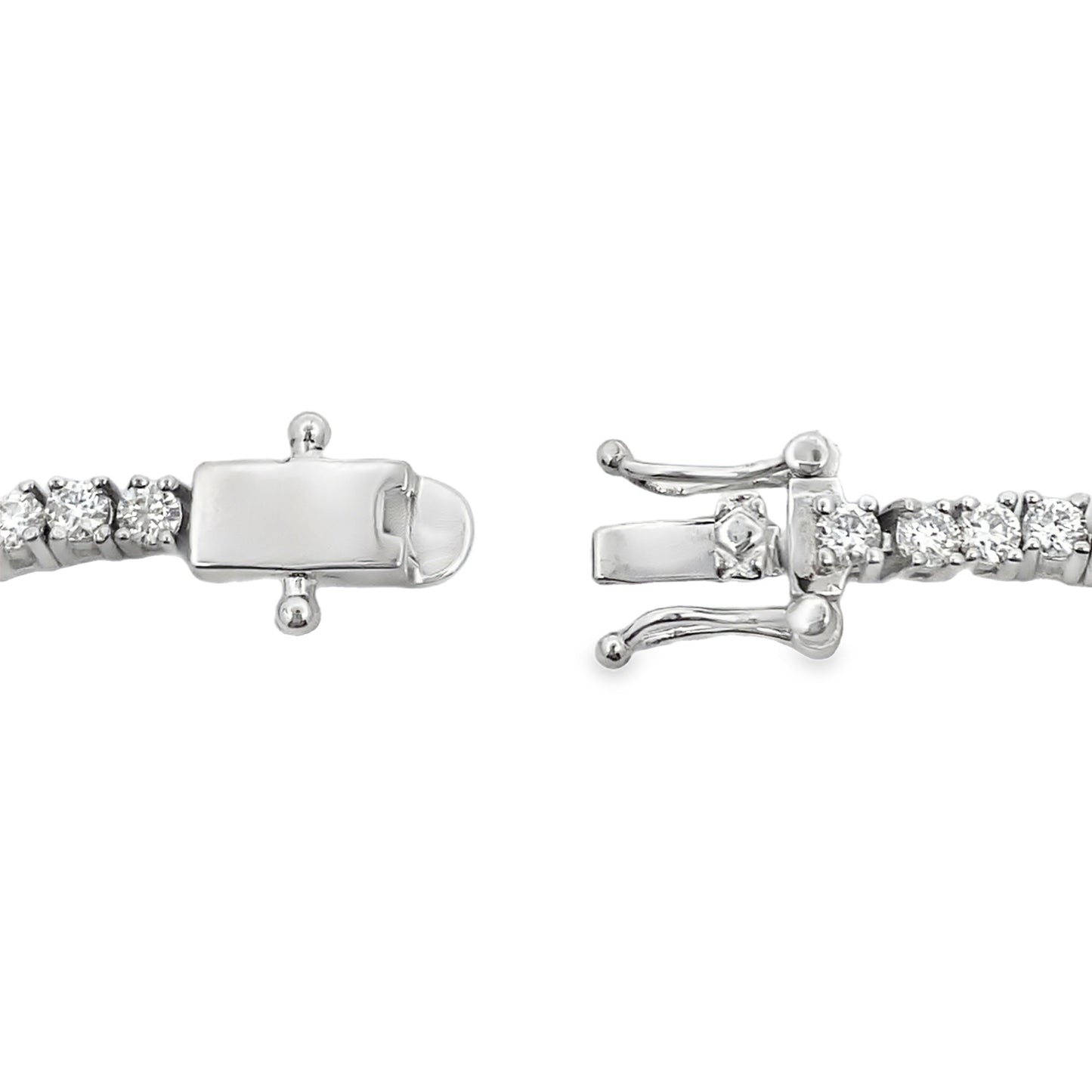 Moissanite Malachite Tennis Bracelet Sterling Silver