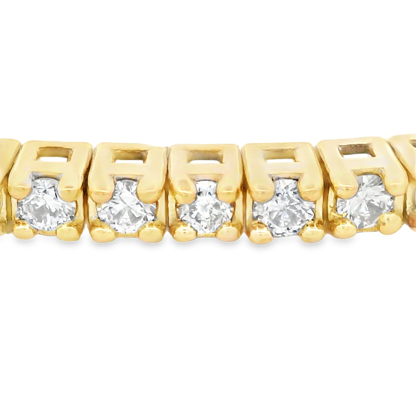 1.00ct Diamond Bangle Bracelet 14KT Yellow Gold