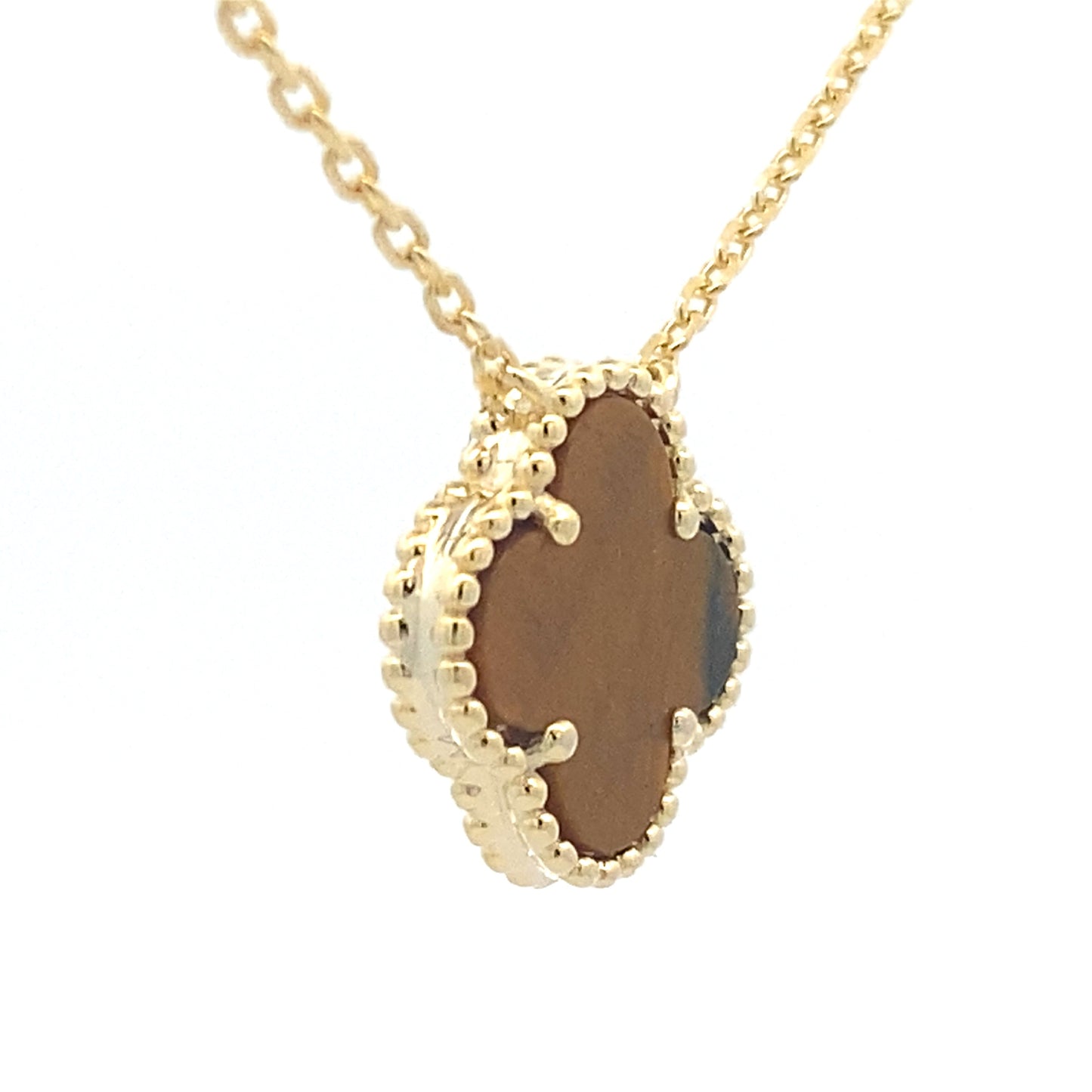 Natural Tigereye Fashion Pendants Sterling Silver