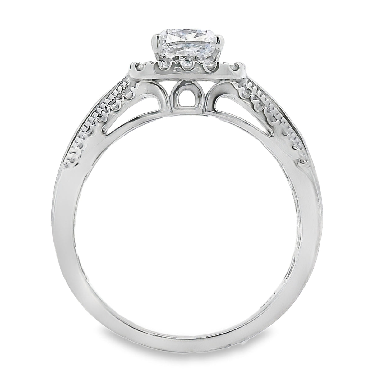 1.53ct Lab Grown Diamond Eng Only 10KT White Gold