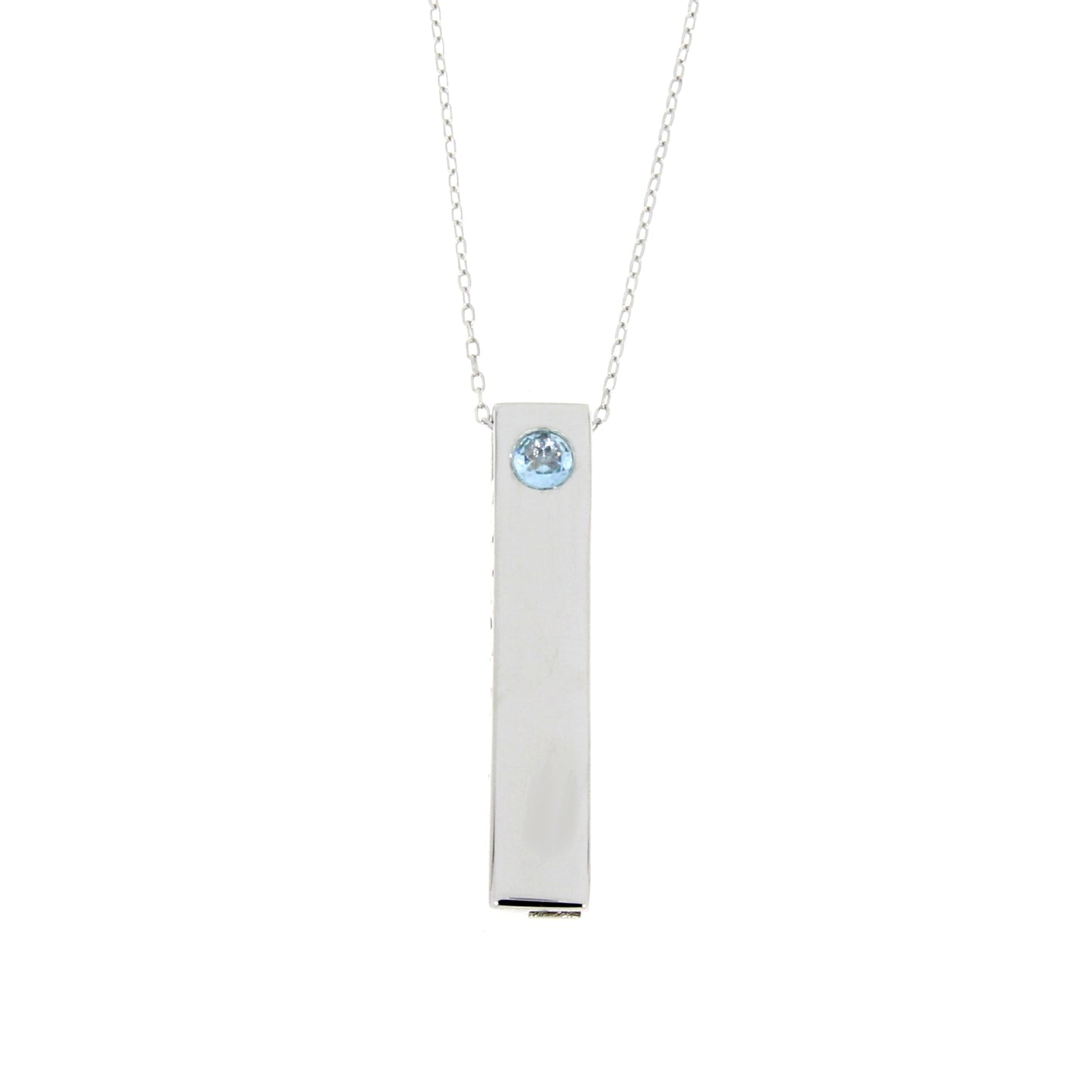 Blue Topaz Fashion Pendants Sterling Silver