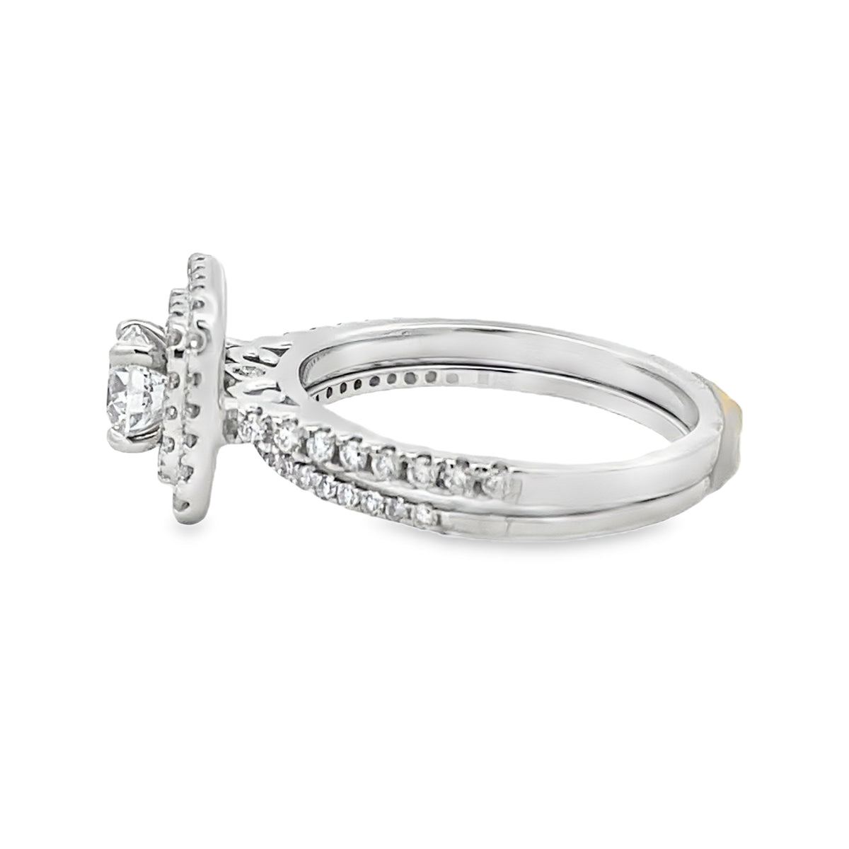 Lab Grown Diamond Fashion band rings 14KT White Gold