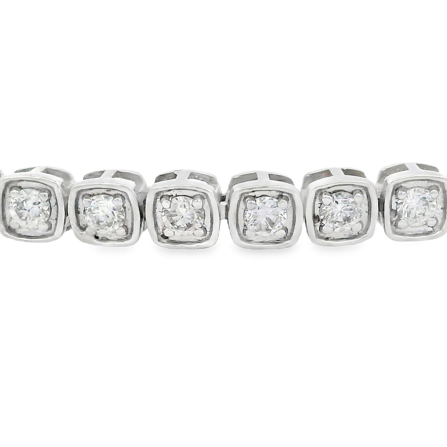 Lab Grown Diamond Tennis Bracelet 10KT White Gold