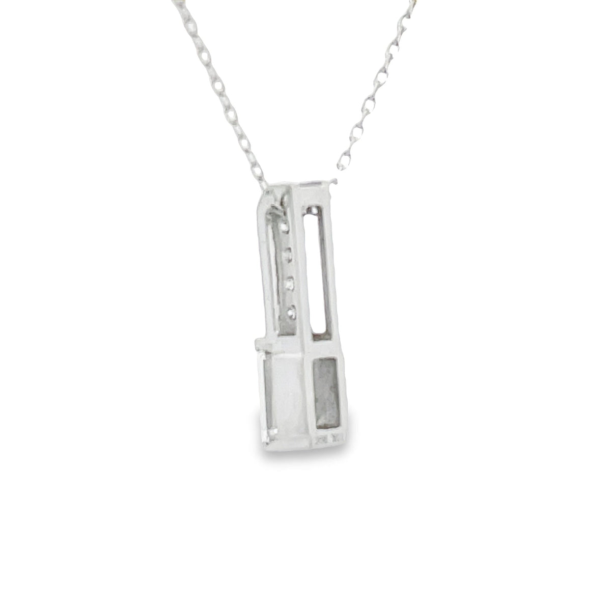 .06ct Zircon Diamond Fashion Pendants 10KT White Gold