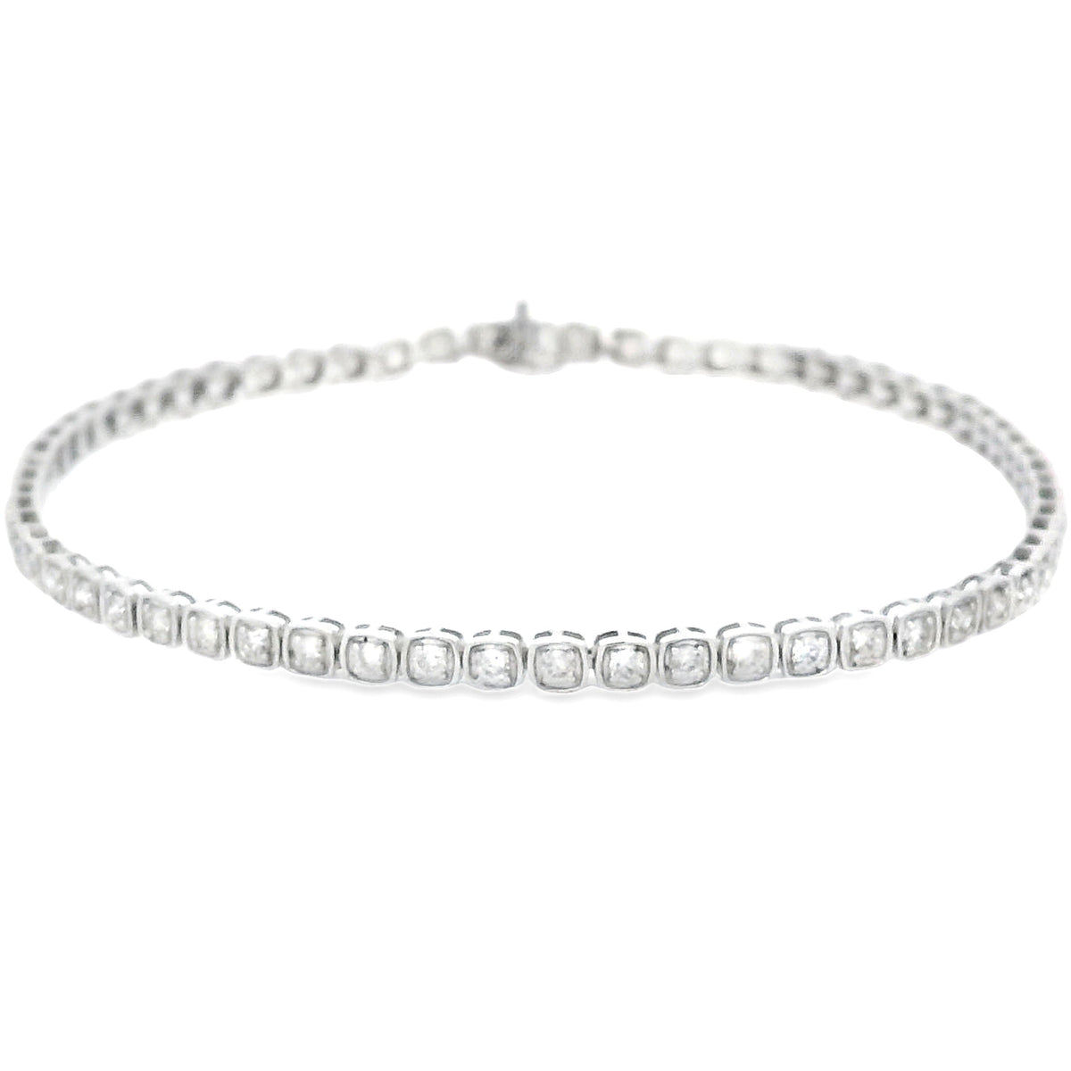 Lab Grown Diamond Tennis Bracelet 10KT White Gold