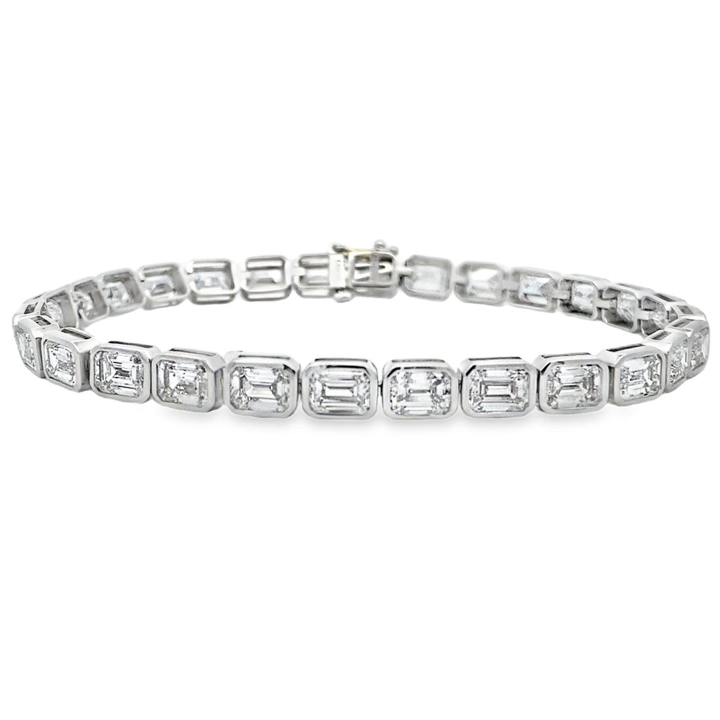 Lab Grown Diamond Tennis Bracelet 14KT White Gold