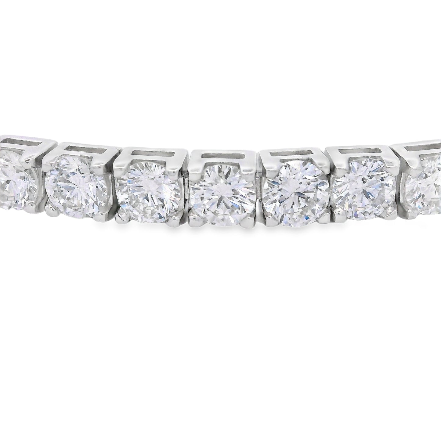 Lab Grown Diamond Tennis Bracelet Sterling Silver