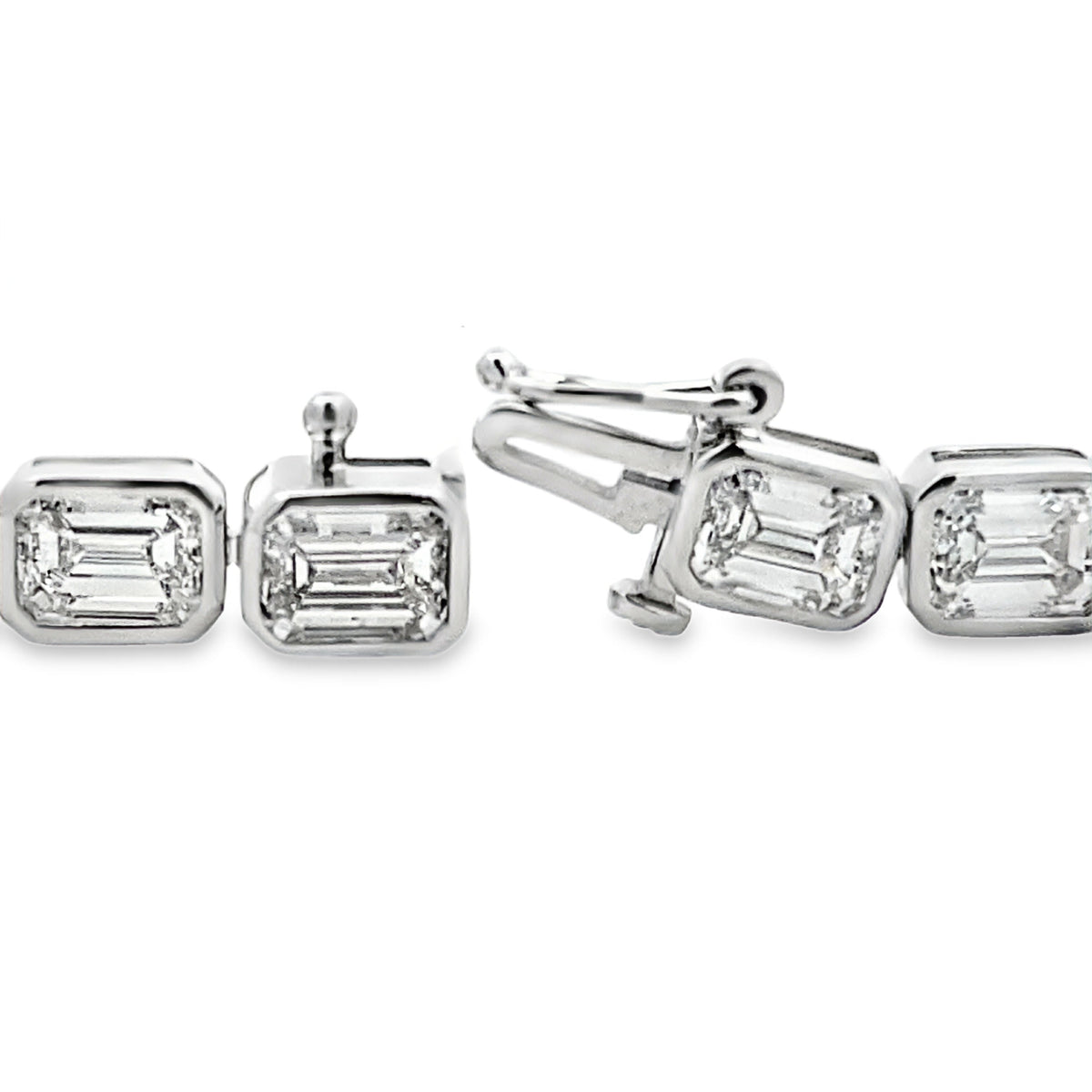 Lab Grown Diamond Tennis Bracelet 14KT White Gold