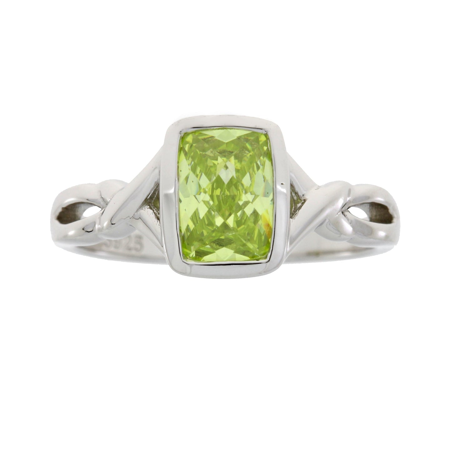 Cubic Zirconium Ring Sterling Silver