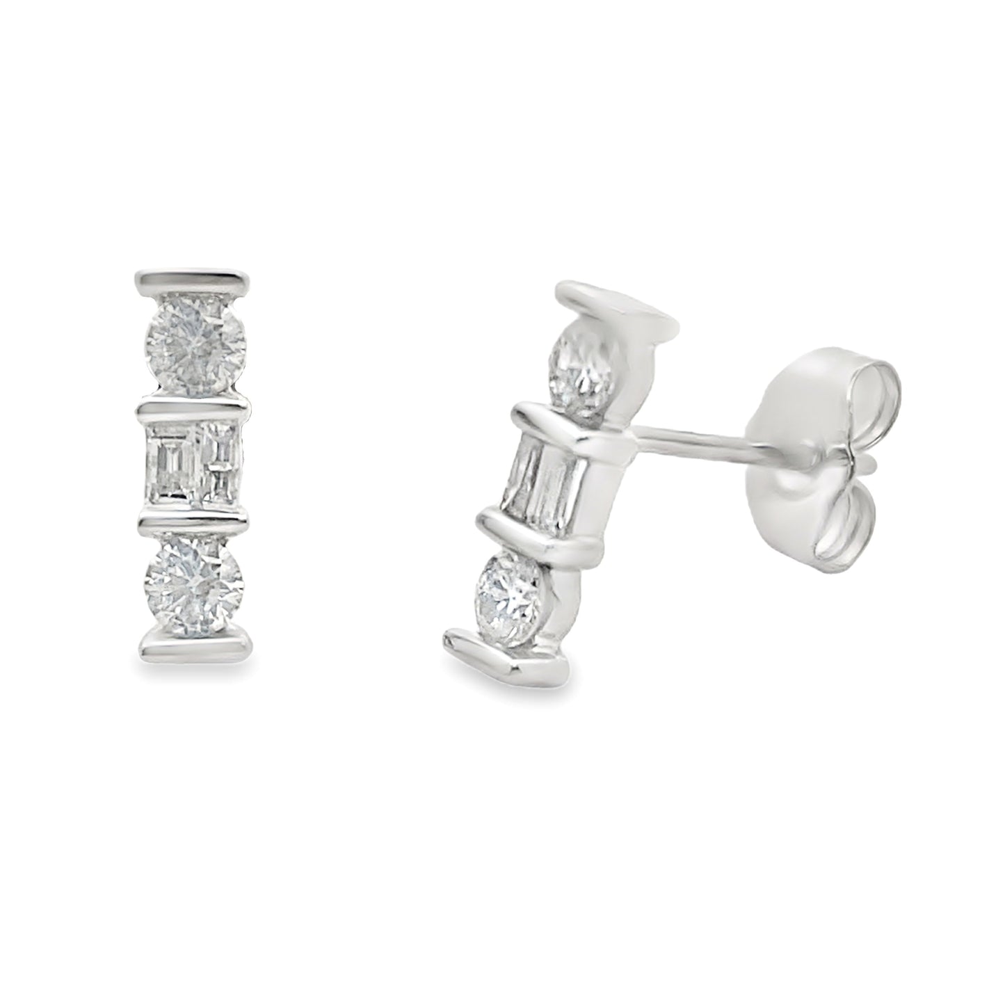 .20ct Diamond Earrings 14KT White Gold