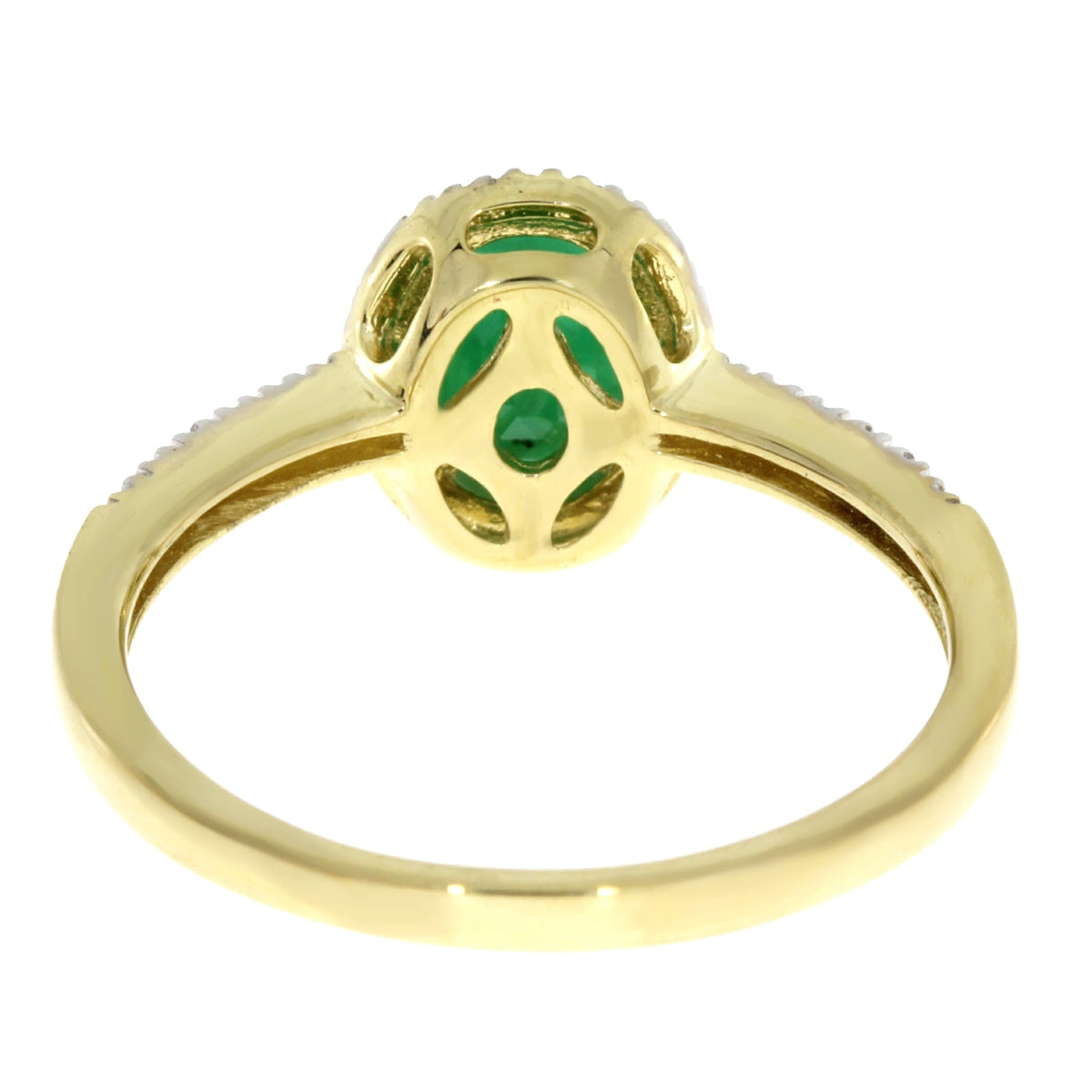.94ct Emerald Diamond Ring 14KT Yellow Gold