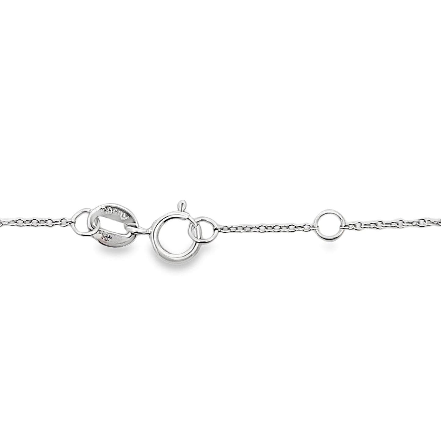 .25ct Ruby Diamond Bracelet 14KT White Gold
