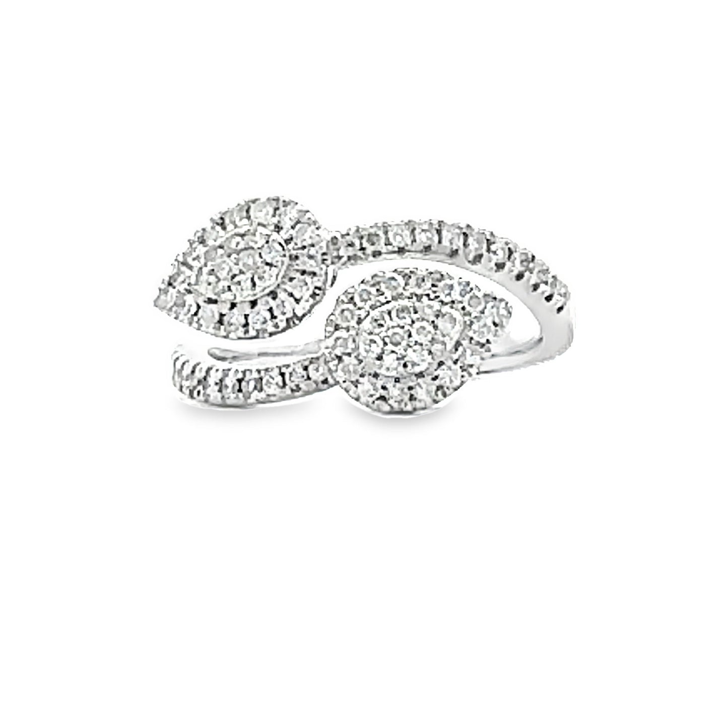 Genuine .50ct Diamond Ring 10KT White Gold