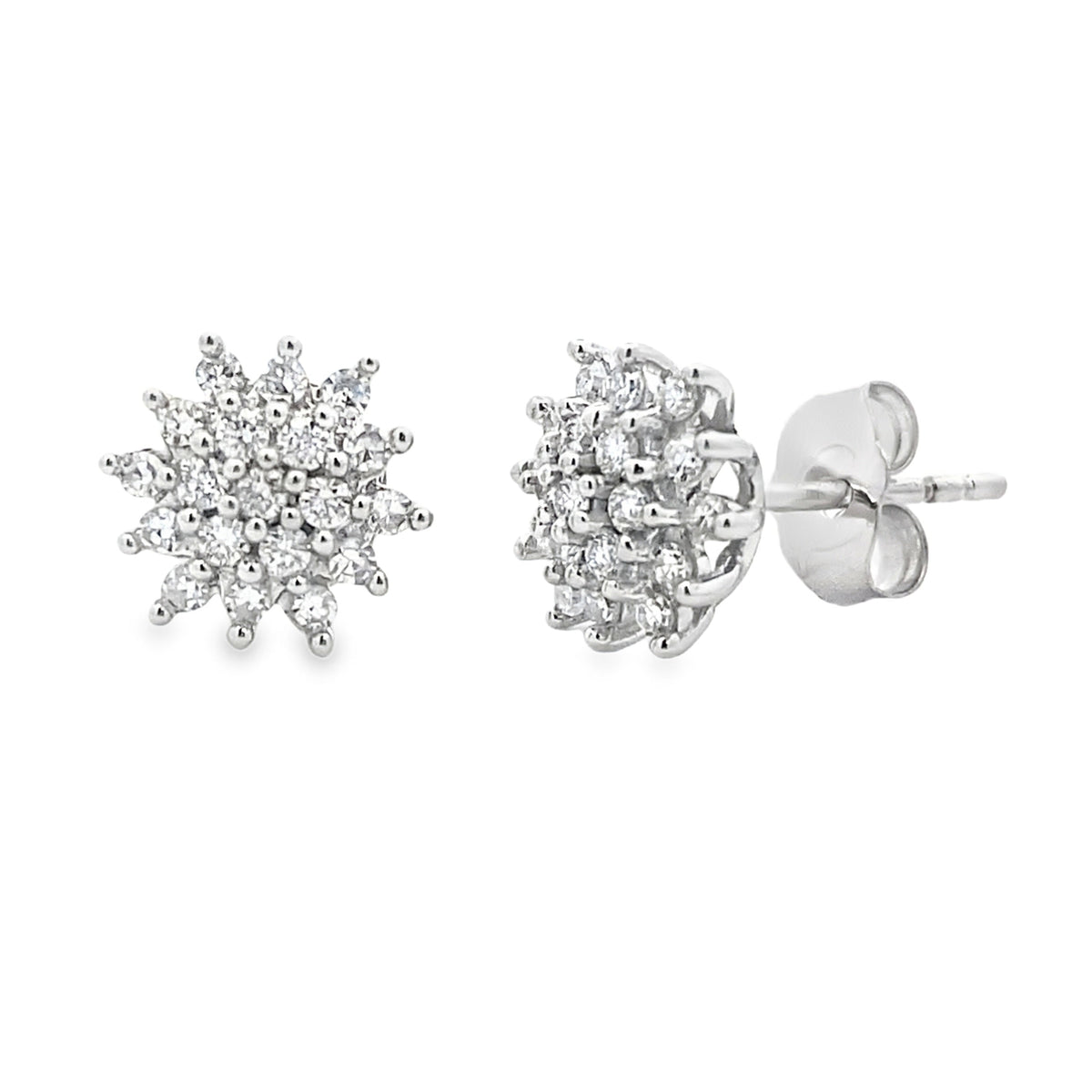 .33ct Lab Grown Diamond Earrings 10KT White Gold